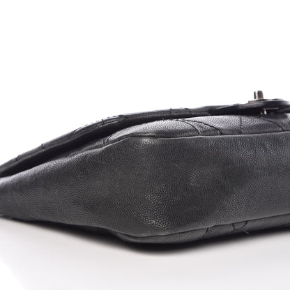 Chanel Caviar Quilted CC Single Flap Black 12 of 13