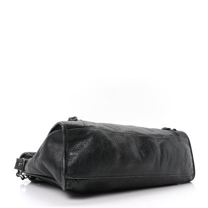 Balenciaga Arena Lambskin Classic Hardware Medium Le City Black 4 of 10