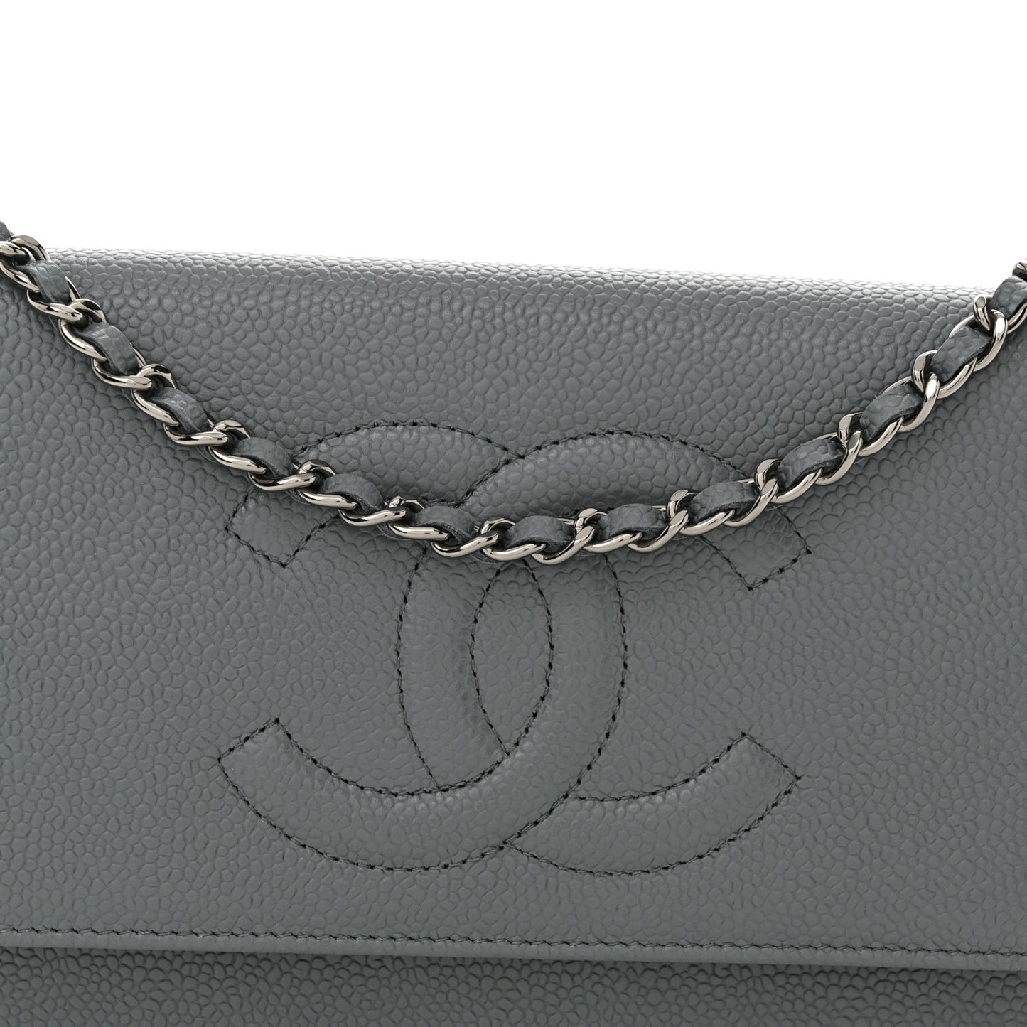 Caviar Timeless CC Wallet on Chain WOC Blue