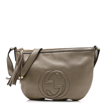 Gucci Pebbled Calfskin Small Soho Hobo Fango 1 of 11