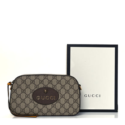 Gucci GG Supreme Monogram Web Neo Vintage Shoulder Bag Beige New Acero Crop 12 of 12