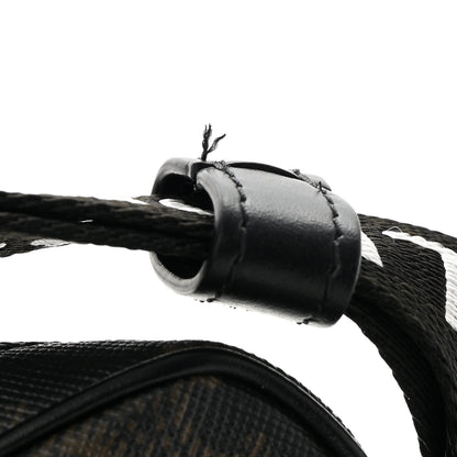 Celine Triomphe Canvas Medium Horizontal Messenger Bag Black 12 of 13