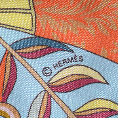 Hermes Silk Fleurs et Papillons de Tissus Twilly 4 of 5