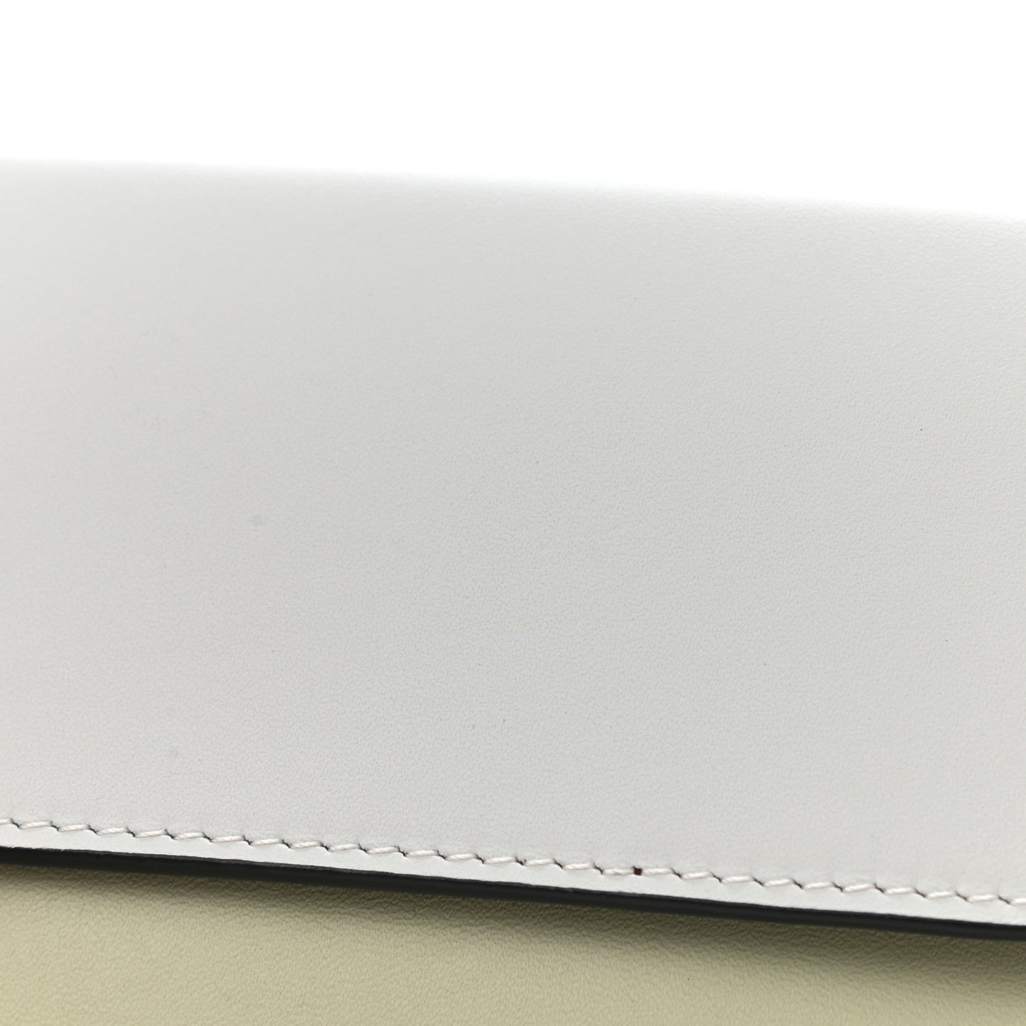 Smooth Calfskin Gate Continental Wallet Kaolin Sage