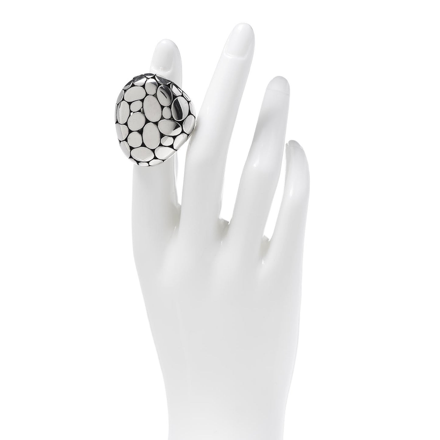Sterling Silver Kali Pebble Ring 48 4.5