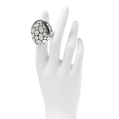 John Hardy Sterling Silver Kali Pebble Ring 48 4.5 2 of 5