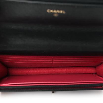 Chanel Lambskin Quilted Chanel 19 Wallet On Chain WOC Black 5 of 13