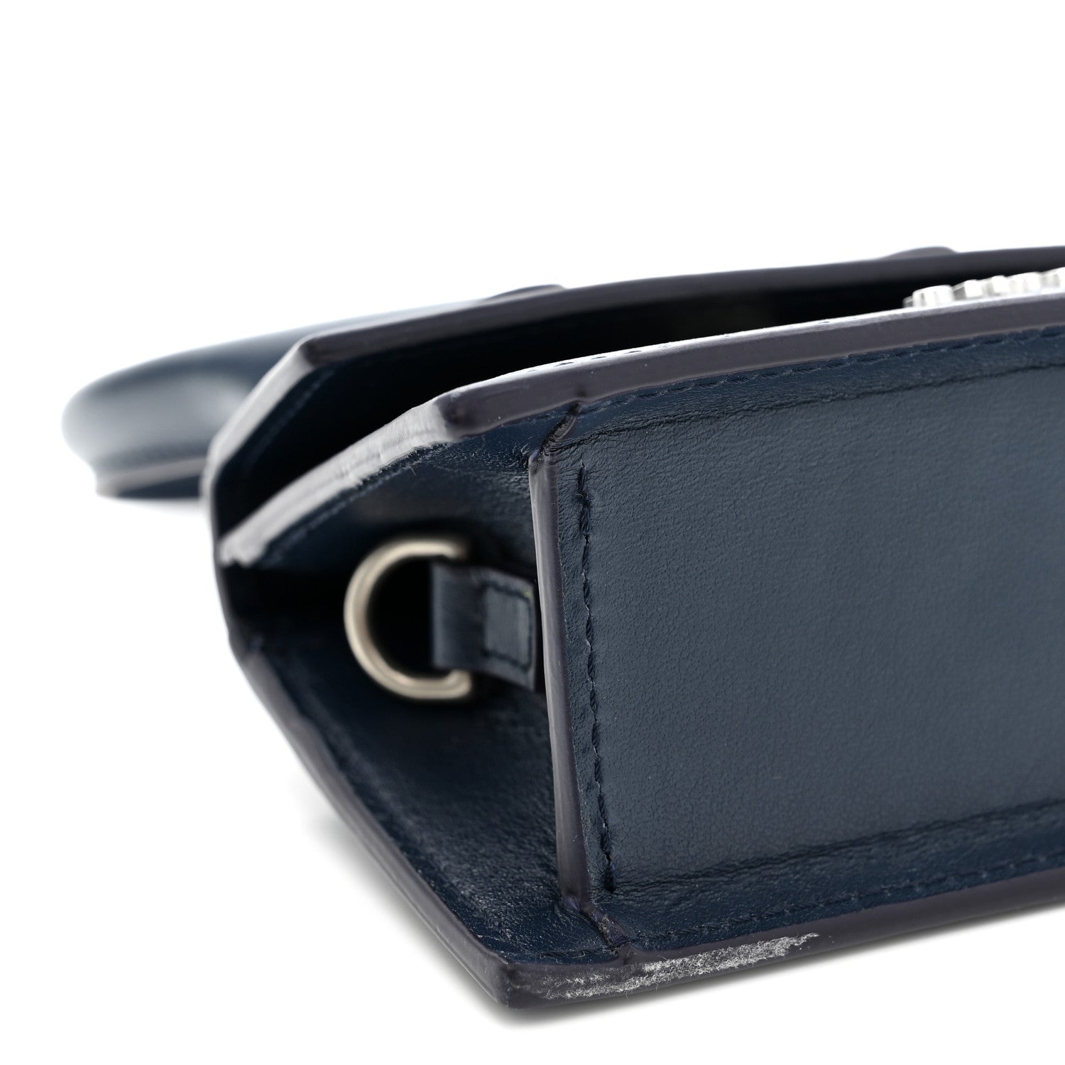 Jacquemus Smooth Calfskin Le Chiquito Homme Navy Blue 8 of 10