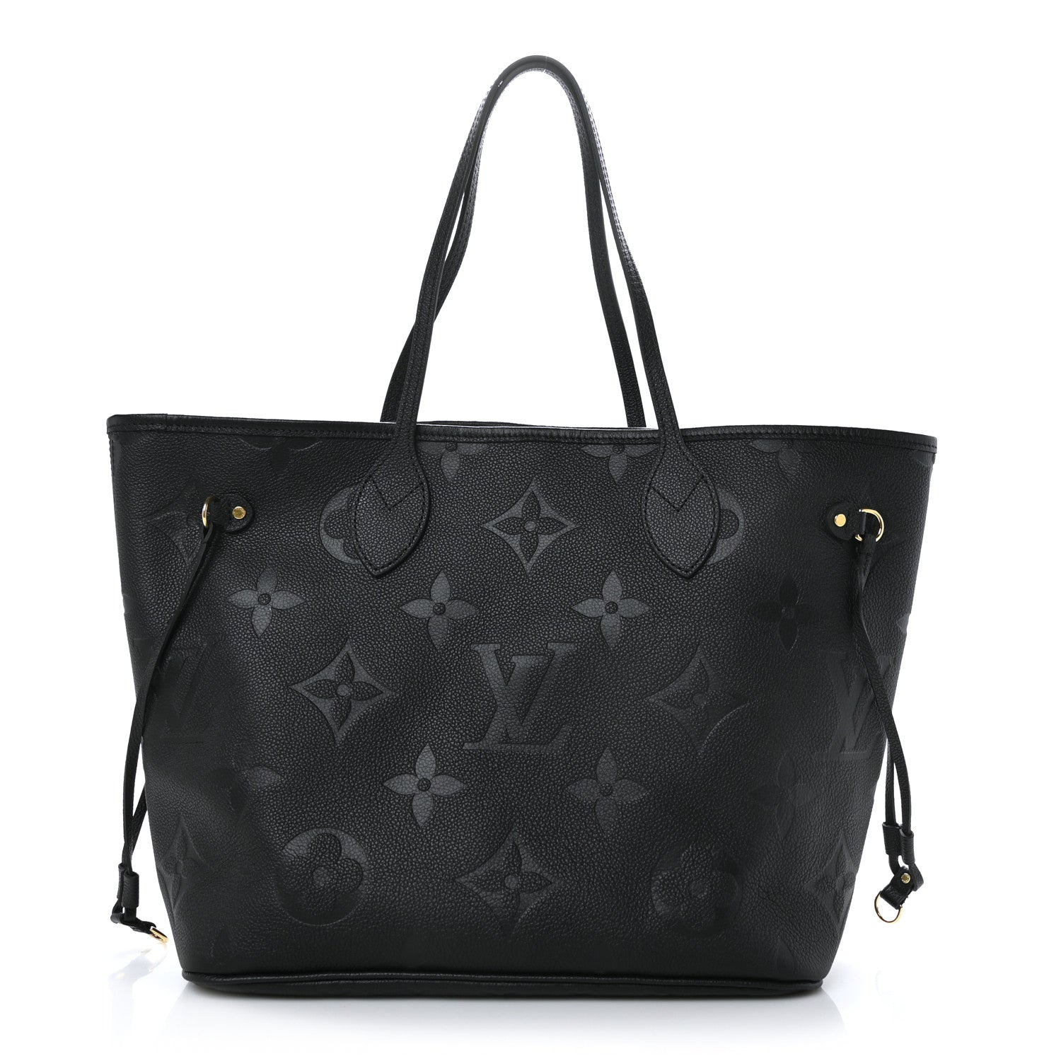 Louis Vuitton Empreinte Monogram Giant Neverfull MM Black 1 of 9