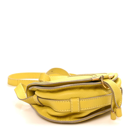 Chloe Calfskin Mini Marcie Round Crossbody Bag Neon Yellow Neon Yellow 4 of 9