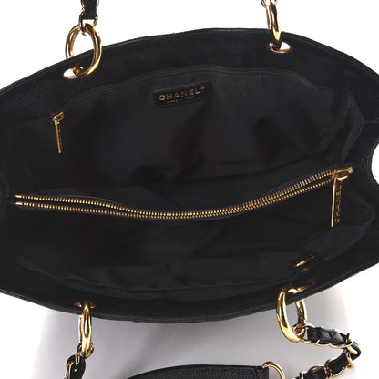 Chanel Caviar Quilted Grand Shopping Tote GST Black 5 of 8