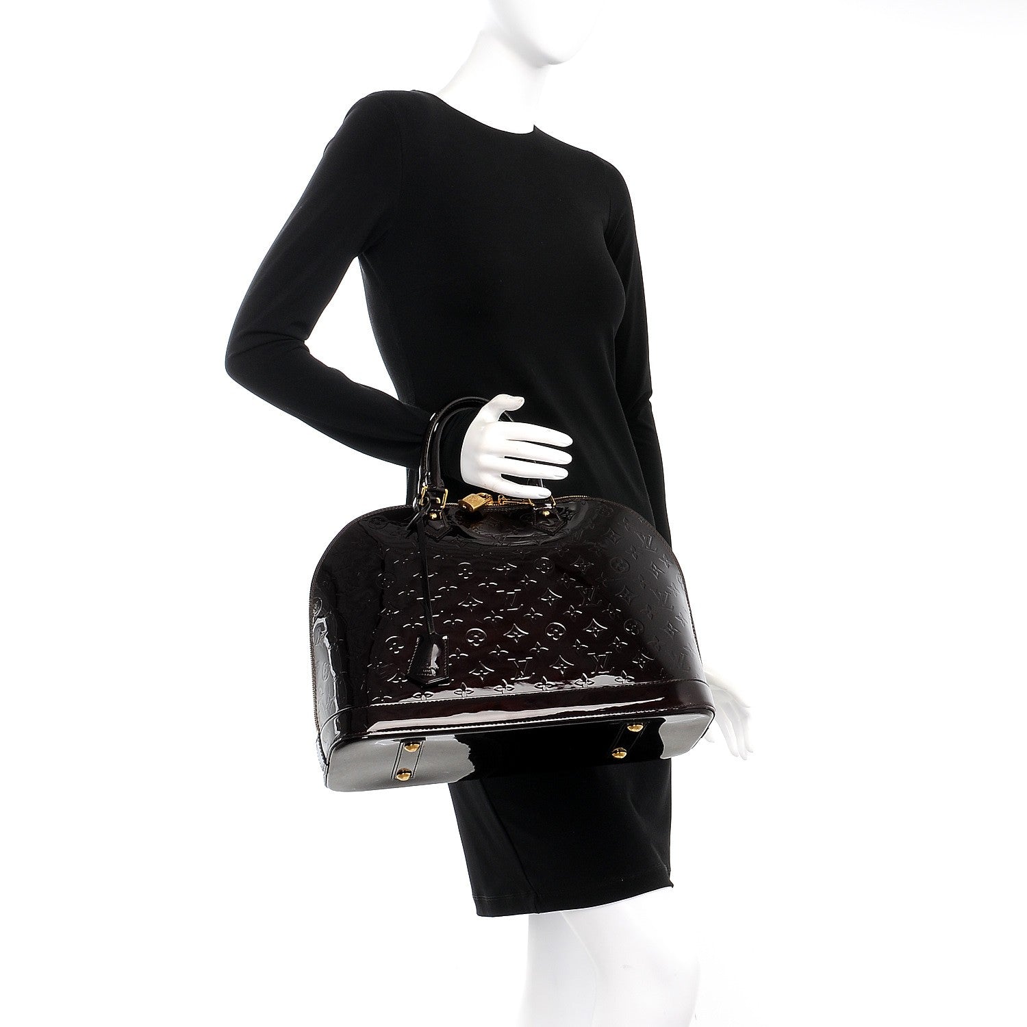 Louis Vuitton Vernis Alma GM Amarante 2 of 11