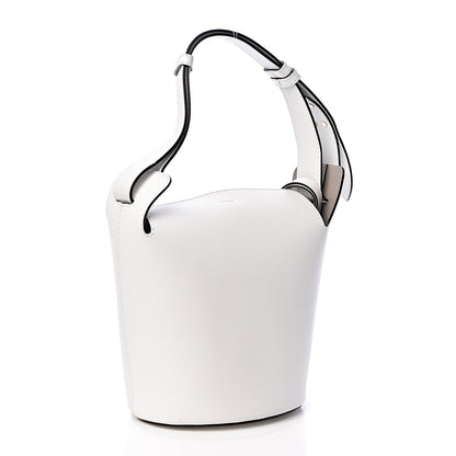 Burberry Supple Calfskin Small Bucket Chalk White 4 of 15
