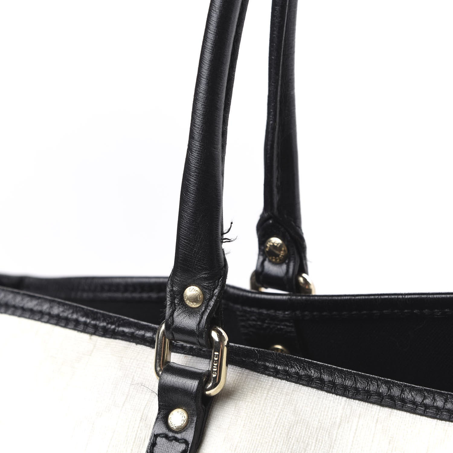 Gucci GG Plus Monogram Large Joy Tote White Black 12 of 12