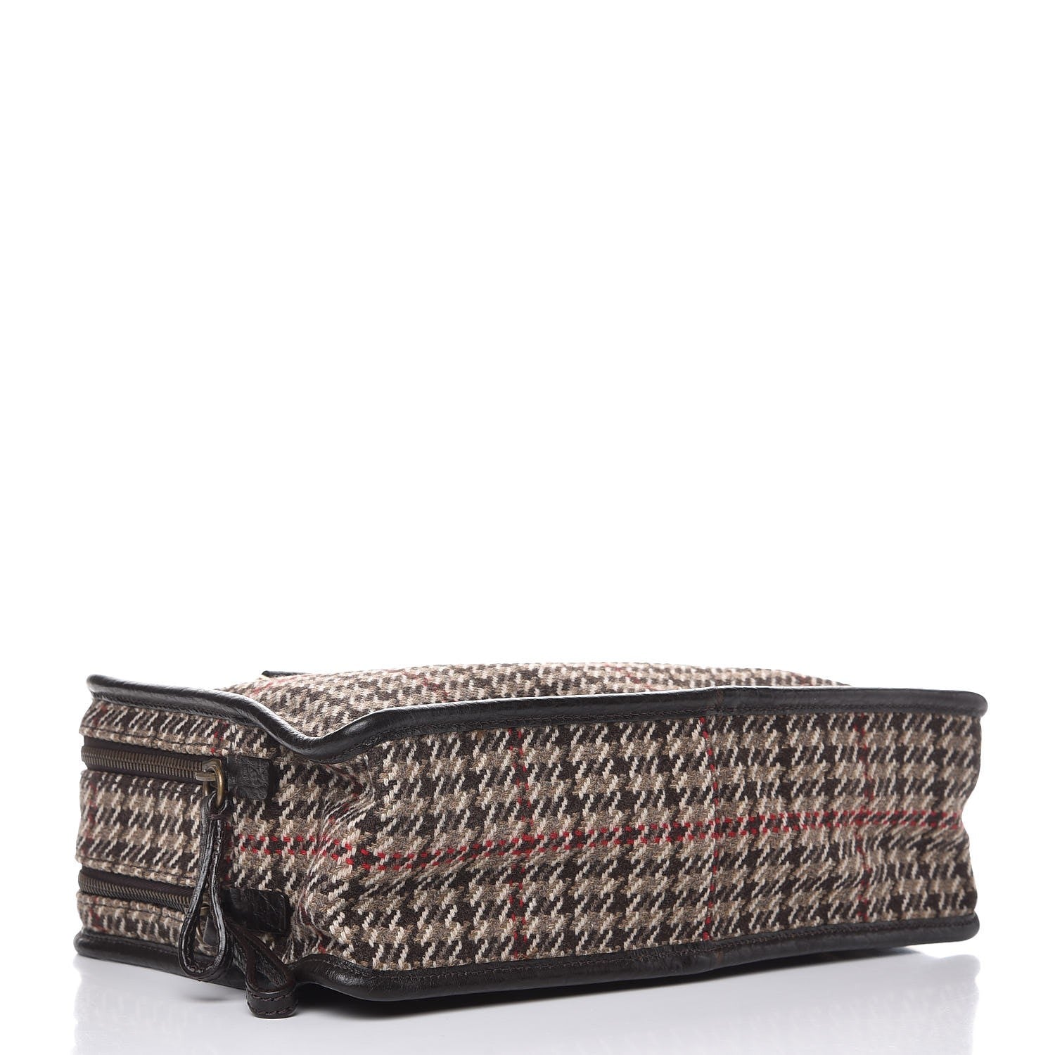 Prada Tweed Satchel Ebano 4 of 8