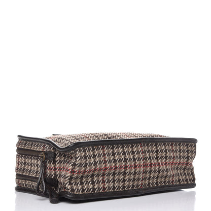 Prada Tweed Satchel Ebano 4 of 8