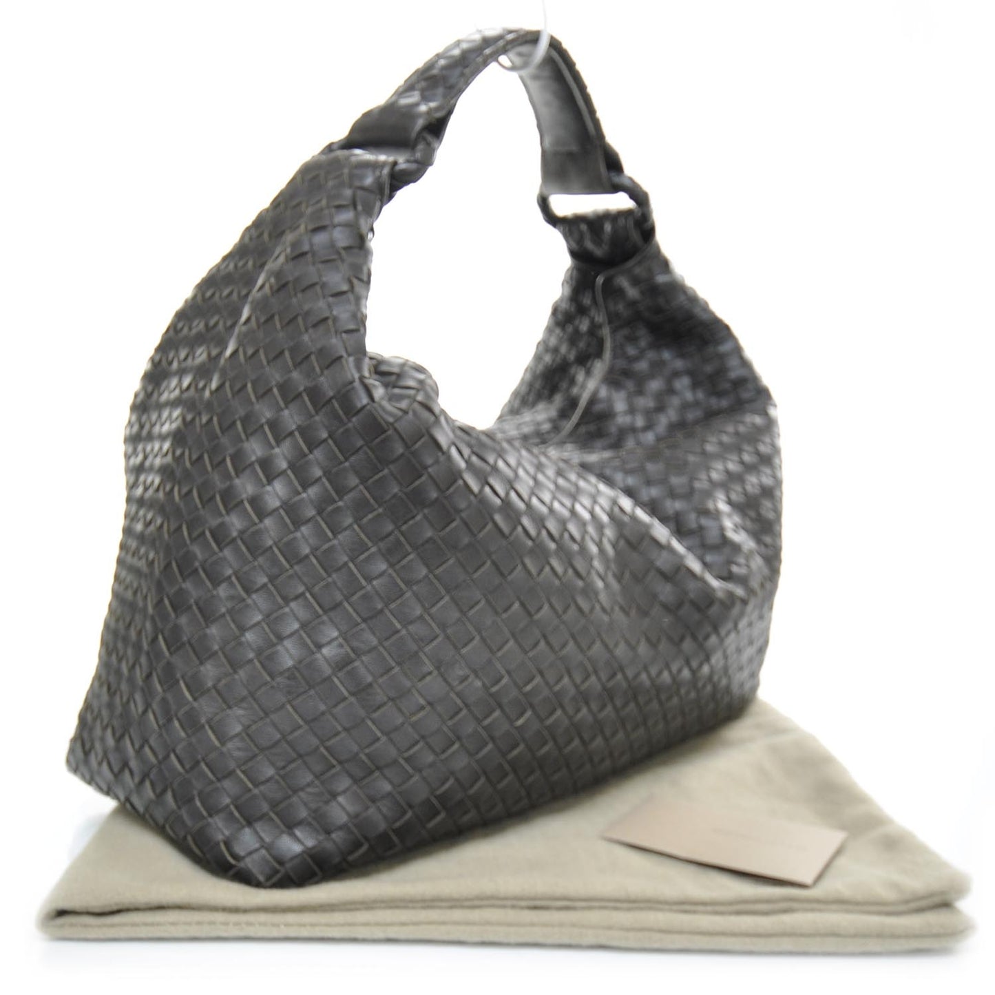 Nappa Intrecciato Sloane Hobo Moro Brown