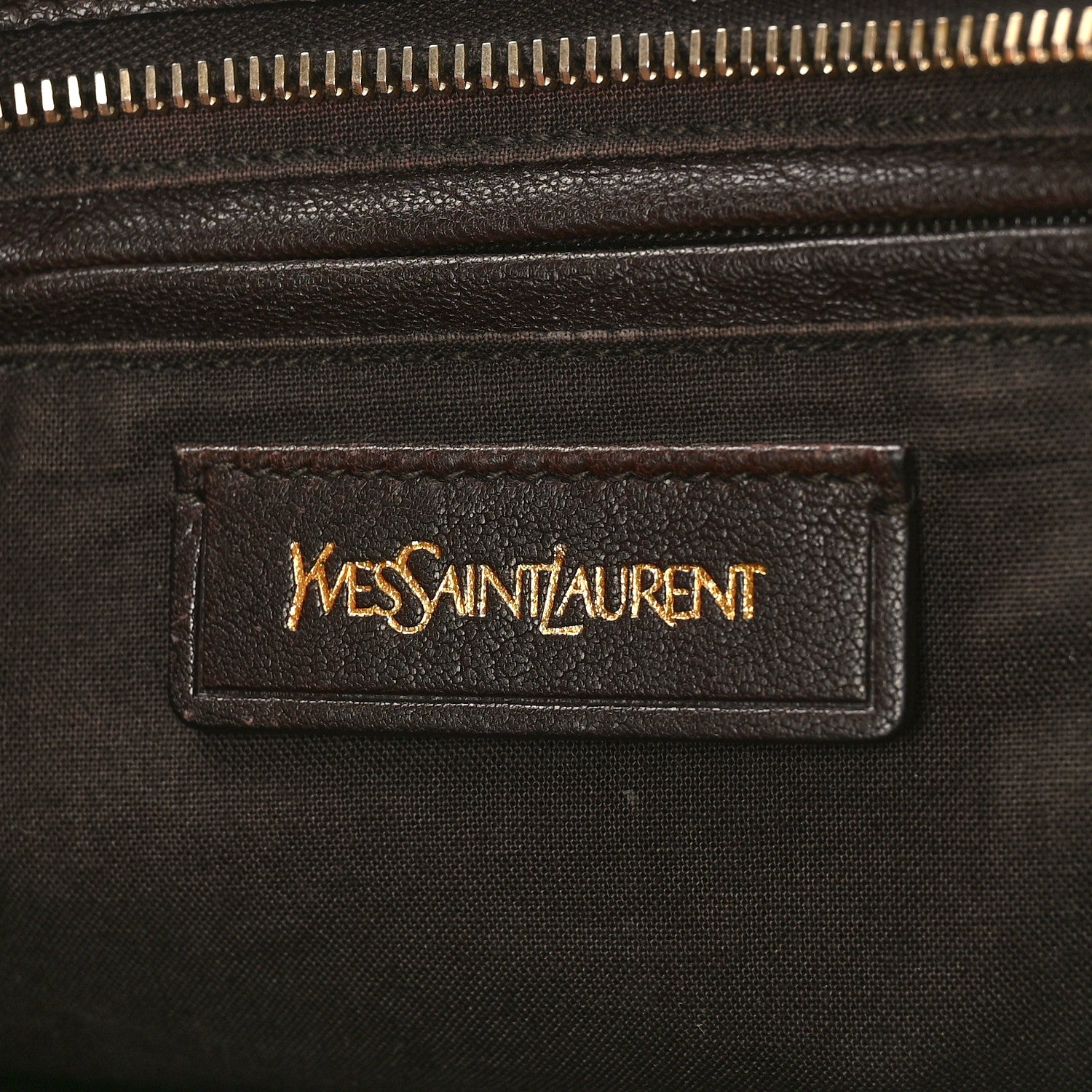 Saint Laurent Sheepskin Small Cabas Chyc Dark Brown 6 of 9