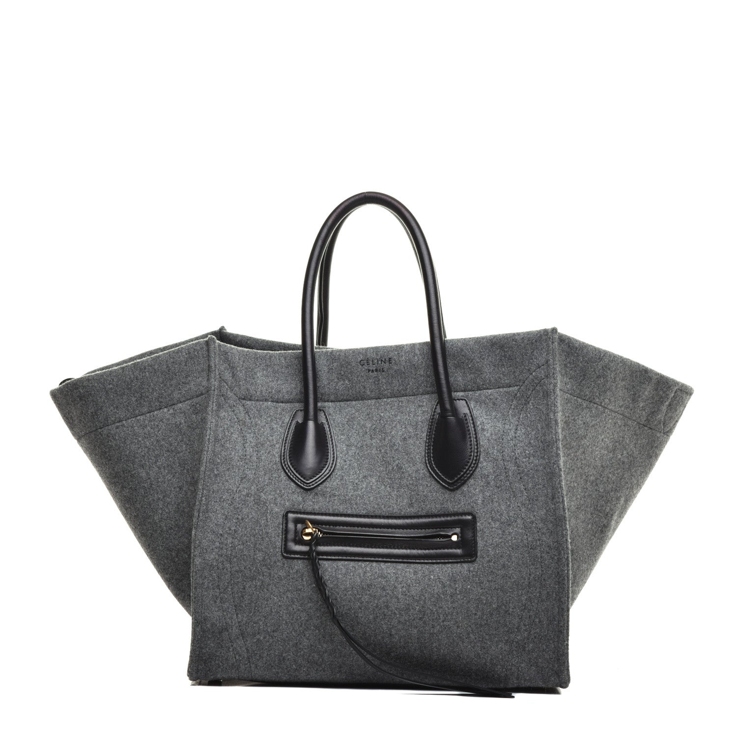 Celine Felt Medium Phantom Luggage Pearl Grey 1 of 9