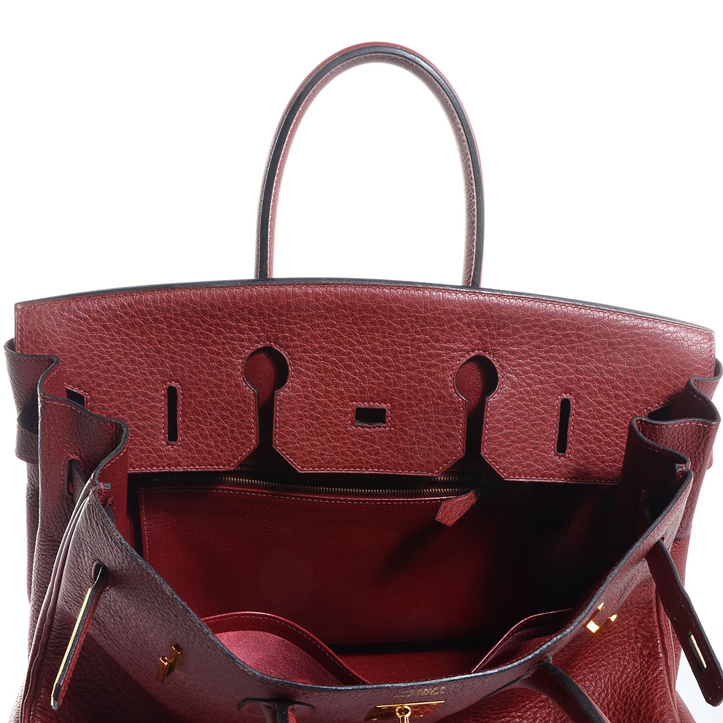Buffle Skipper Birkin 35 Rouge H