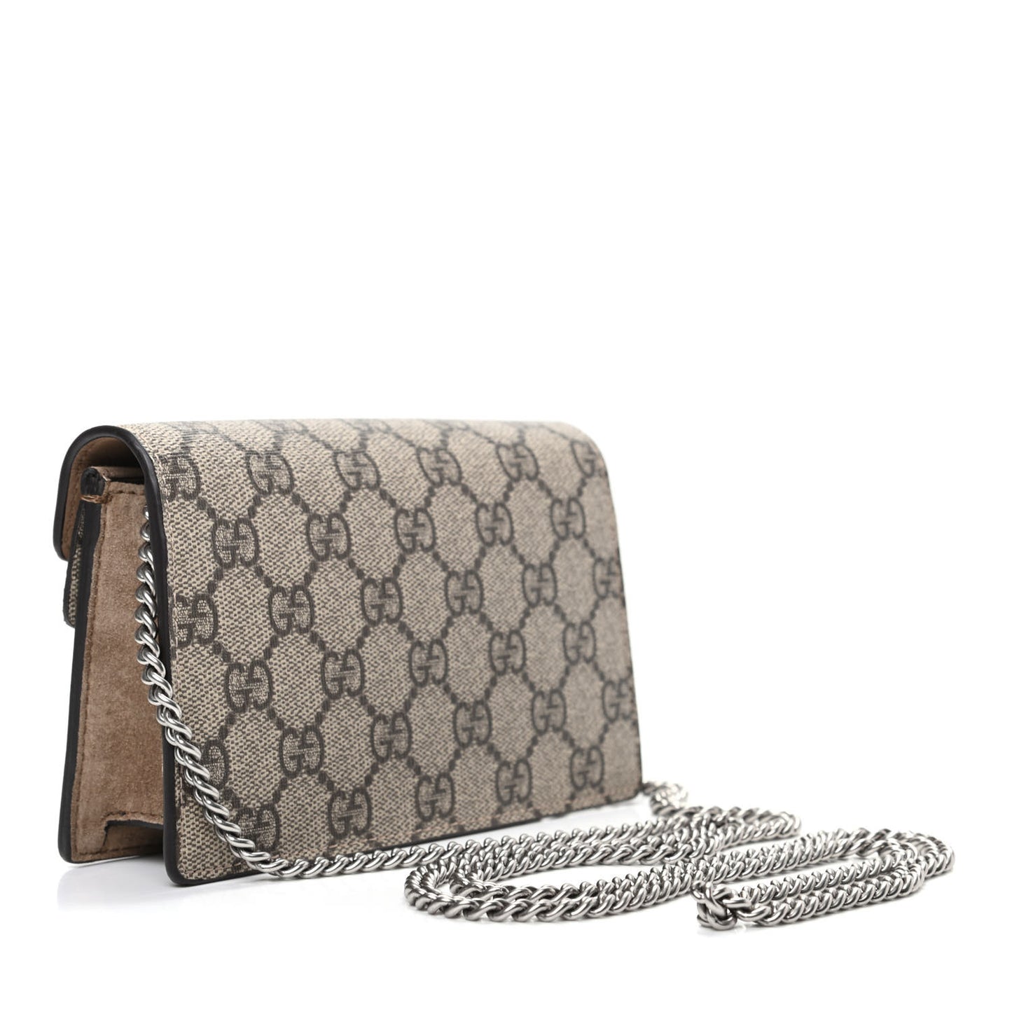 GG Supreme Monogram Super Mini Dionysus Shoulder Bag Taupe