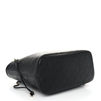 Louis Vuitton Empreinte Monogram Giant Neverfull MM Black 4 of 9