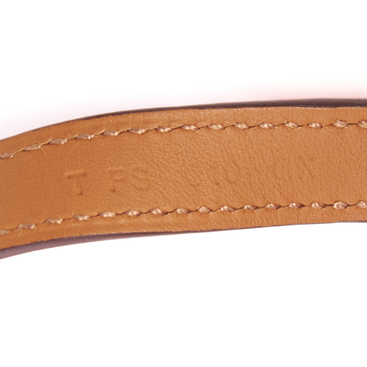 Hermes Epsom Rivale Double Tour Bracelet S Orange Poppy 6 of 7