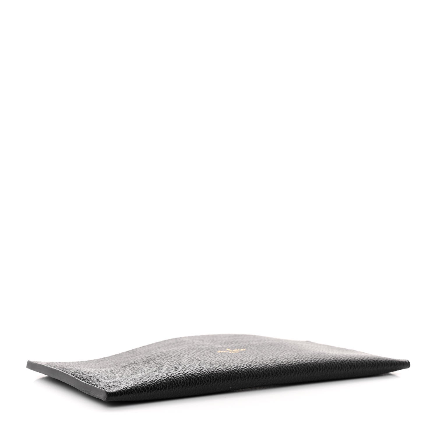 Louis Vuitton Calfskin Felicie Chain Wallet Card Holder Insert Black 4 of 6