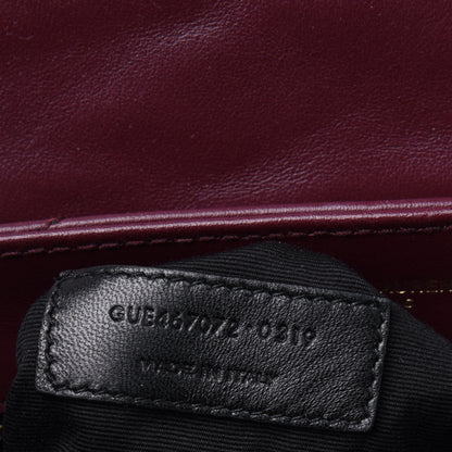 Saint Laurent Calfskin Y Quilted Monogram Toy Loulou Monogram Crossbody Bag Rouge Legion 7 of 15