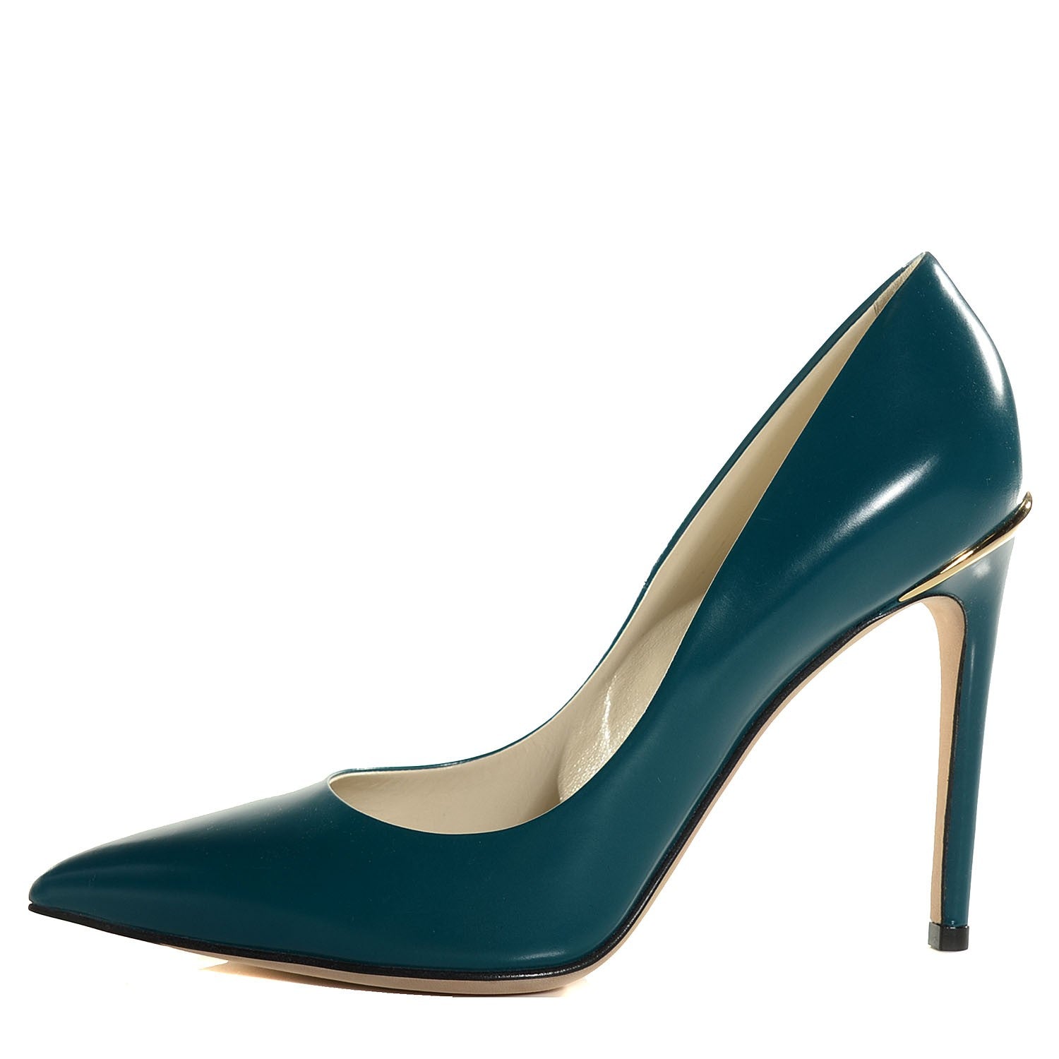 Louis Vuitton Glazed Calfskin Eyeline Pumps 36.5 Blue 1 of 7
