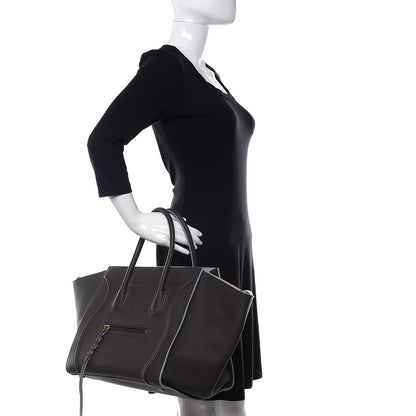 Celine Baby Grained Calfskin Medium Phantom Luggage Anthracite 2 of 18