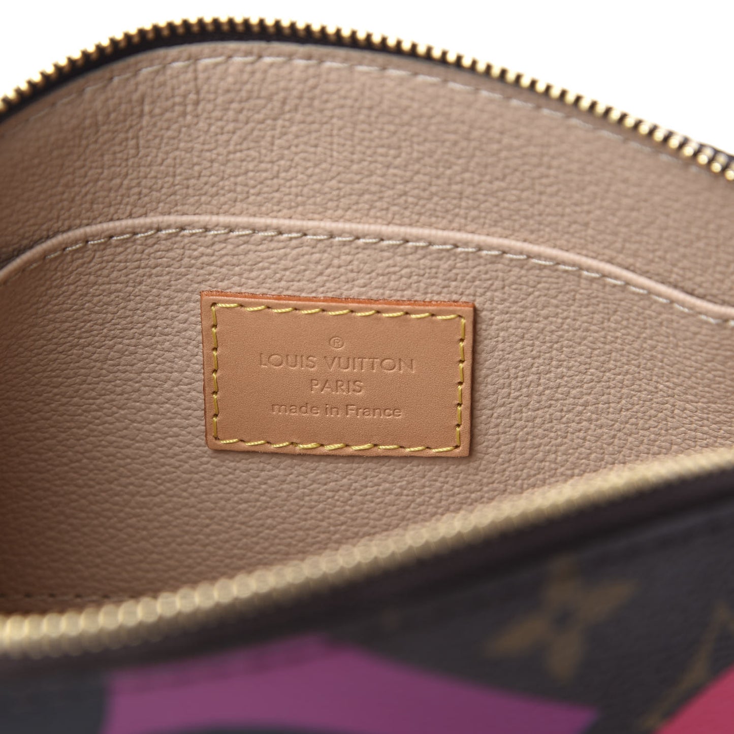 Monogram Game On Cosmetic Pouch