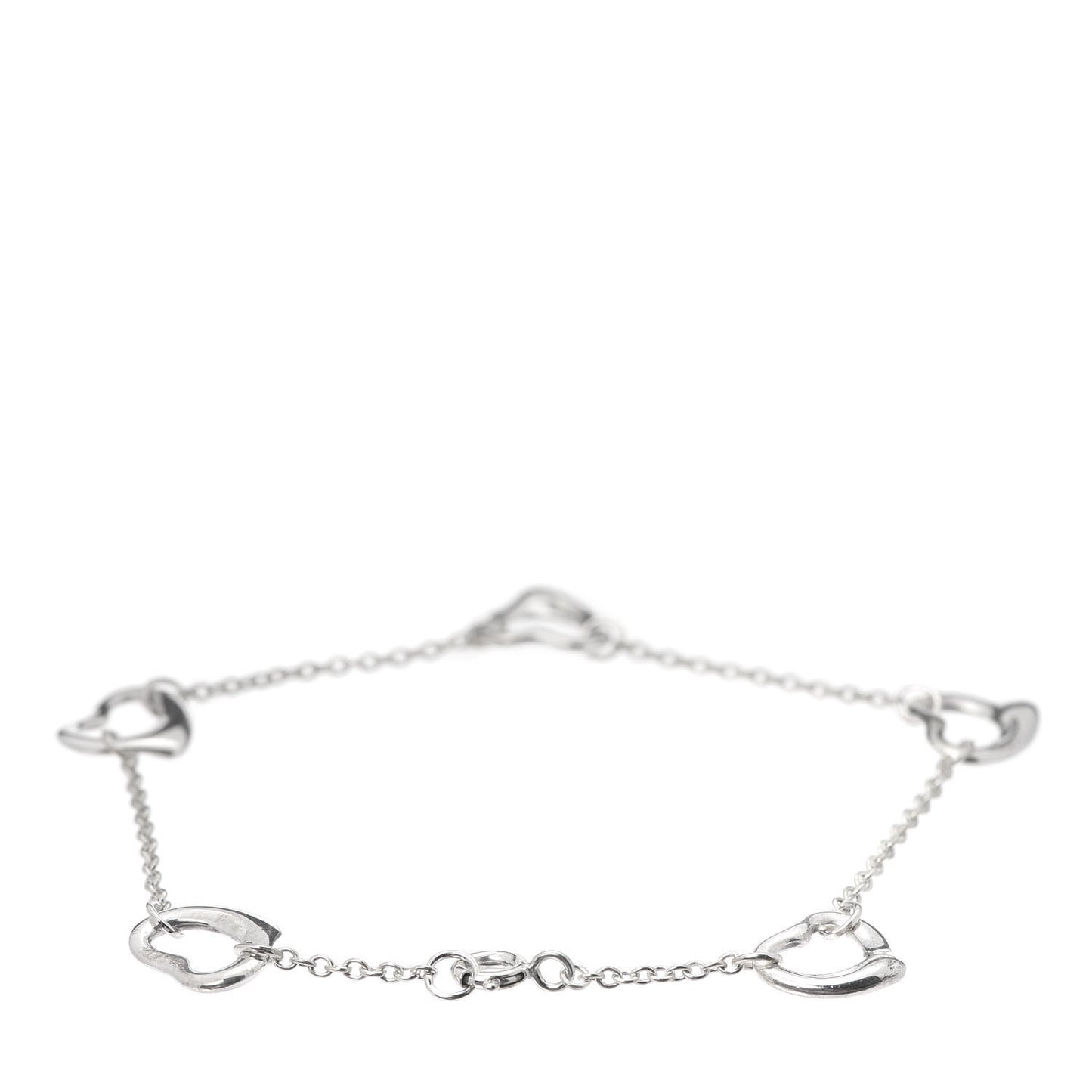 Sterling Silver Elsa Peretti Open Heart Bracelet