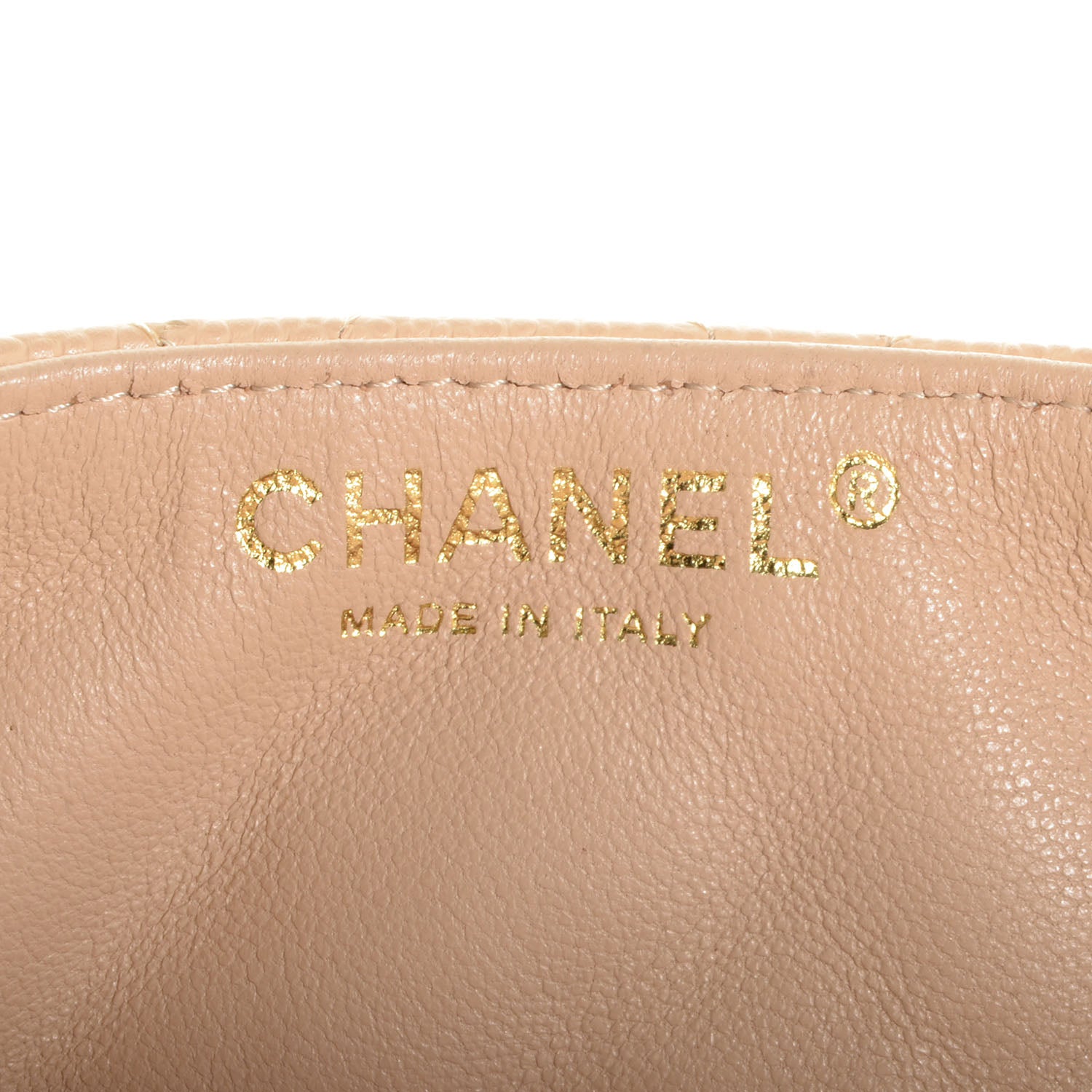 Chanel Caviar East West Flap Beige 9 of 10