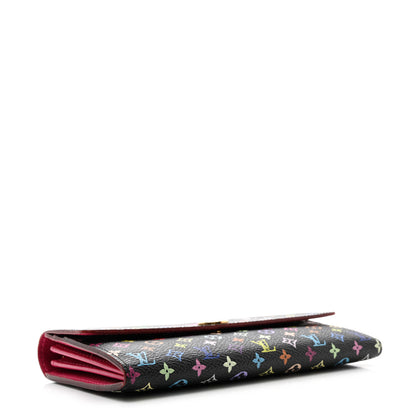 Louis Vuitton Monogram Multicolor Sarah Wallet Black Grenade 4 of 9