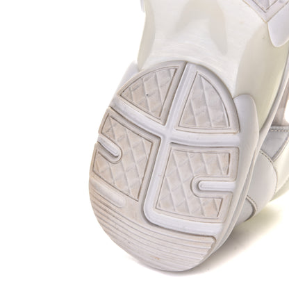 Chanel Calfskin Patent Transparent Womens CC Sneakers 38.5 White 15 of 18