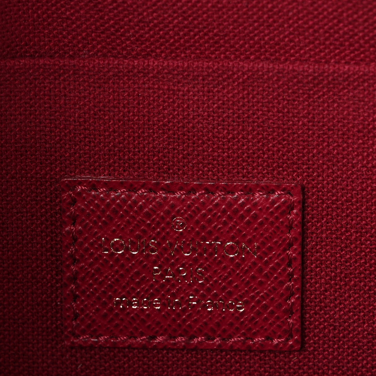Monogram Pochette Felicie Chain Wallet Fuchsia