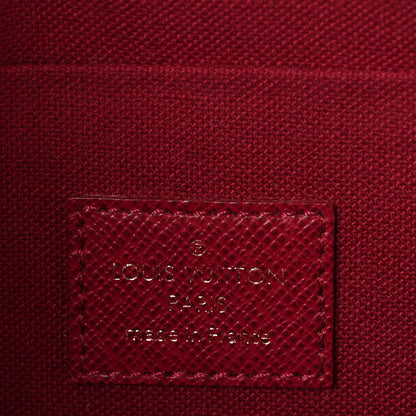 Louis Vuitton Monogram Pochette Felicie Chain Wallet Fuchsia 5 of 10