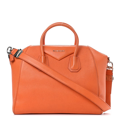 Givenchy Sugar Goatskin Medium Antigona Orange 1 of 11