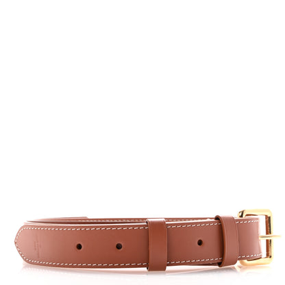 Louis Vuitton Calfskin Adjustable Shoulder Strap Brown 2 of 7