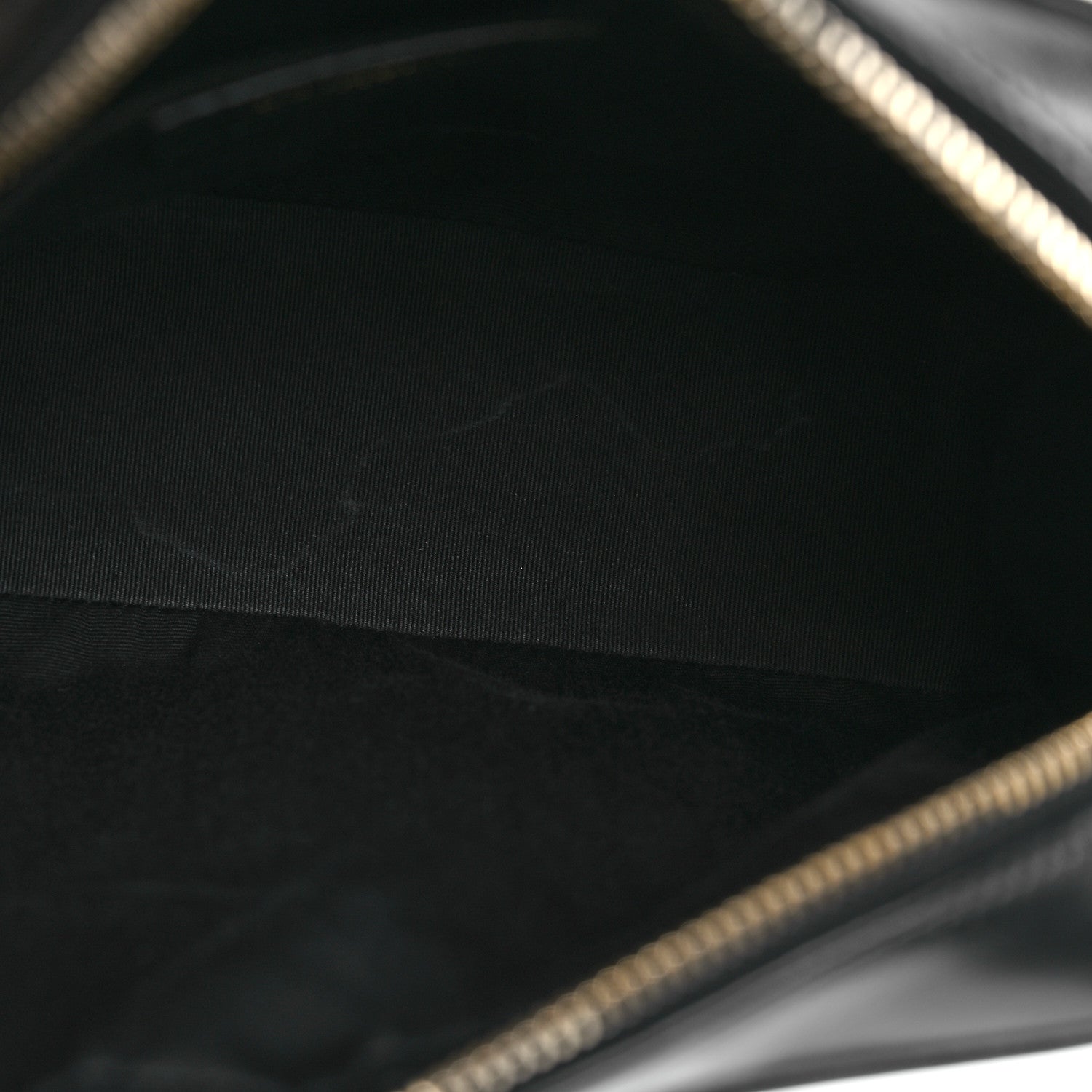 Saint Laurent Calfskin Matelasse Monogram Lou Camera Bag Black 5 of 12