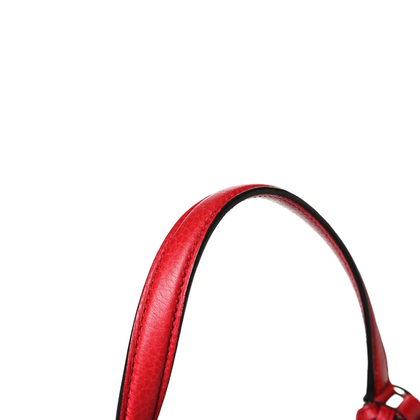 Pebbled Calfskin Medium Soho Shoulder Bag Red
