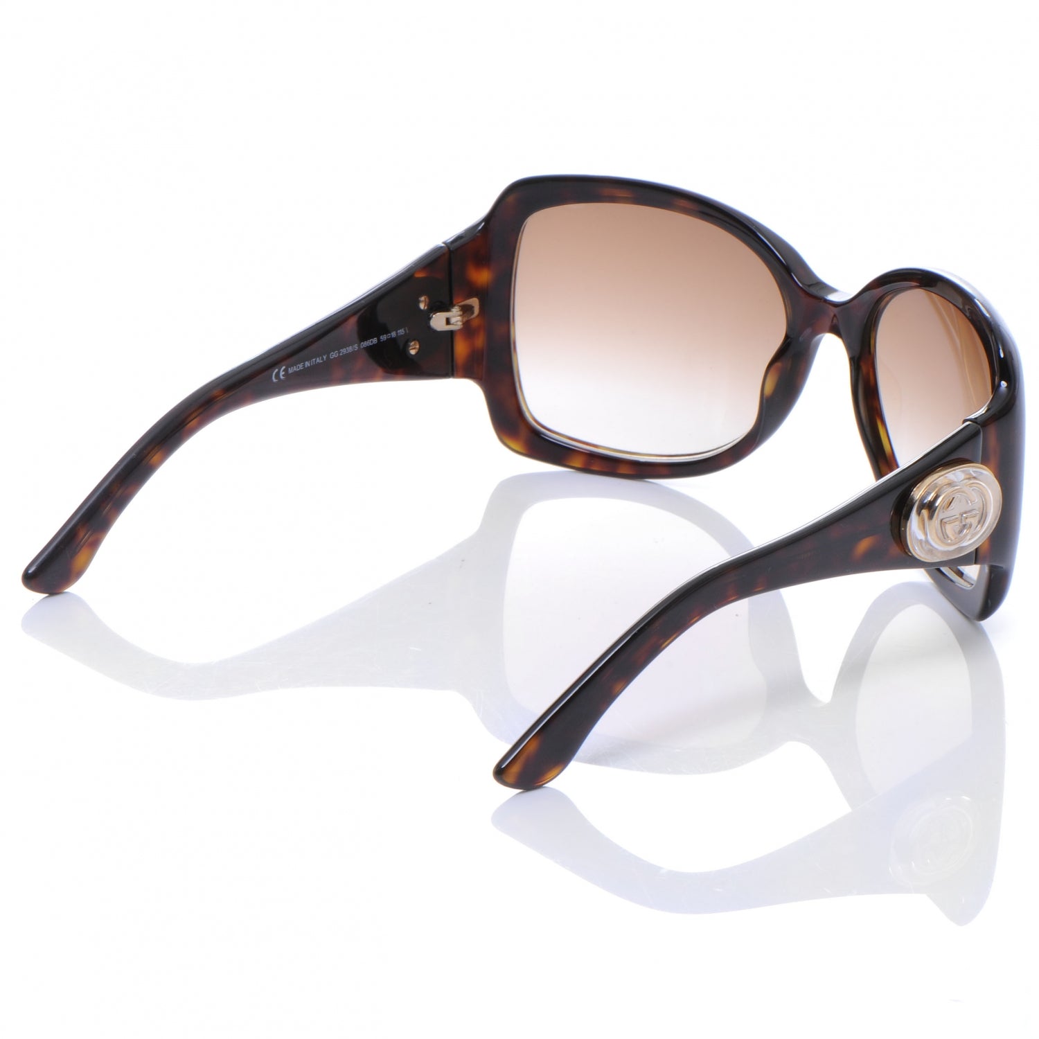 Gucci Tortoise Shell GG Sunglasses 2938S 2 of 6