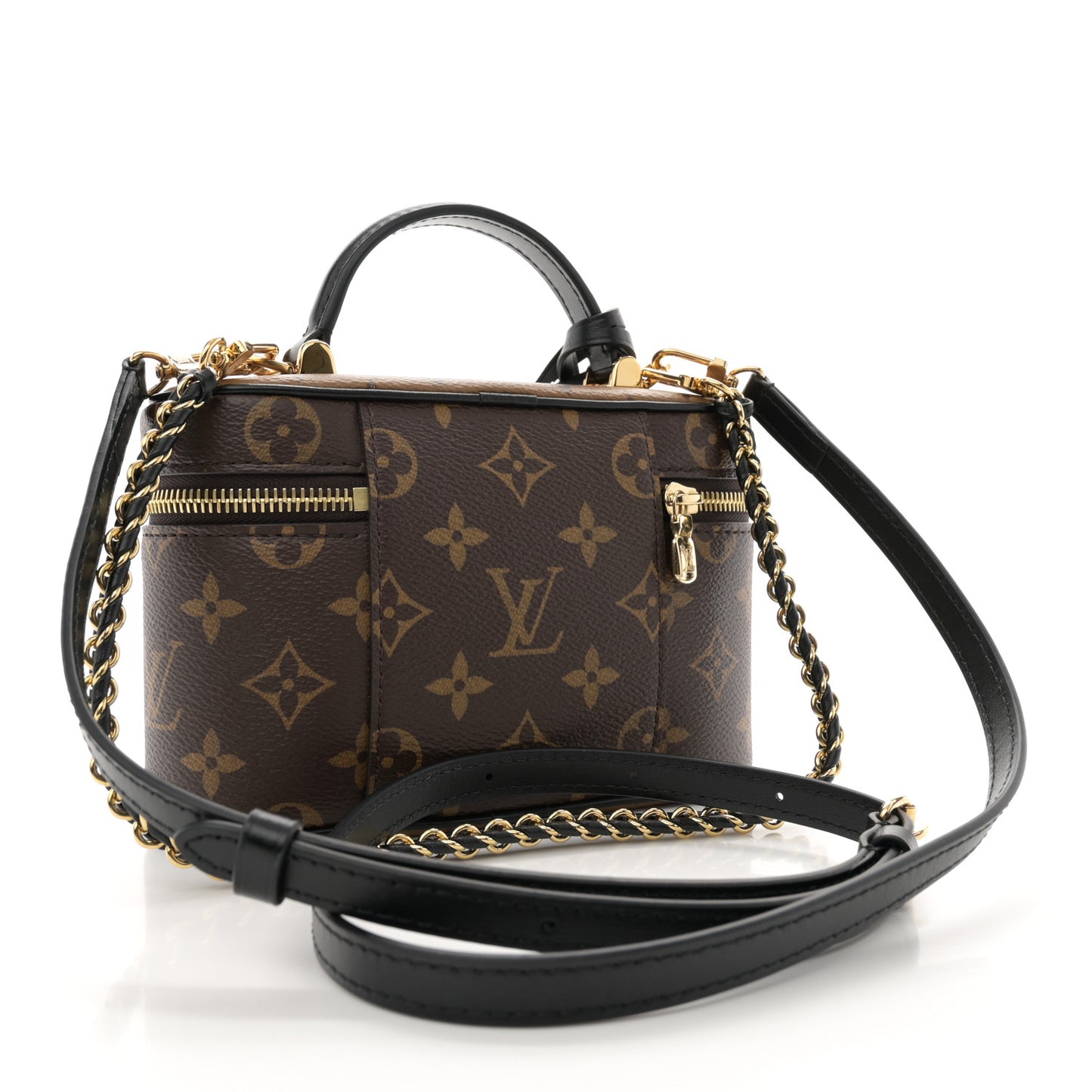 Reverse Monogram Vanity Chain Pouch