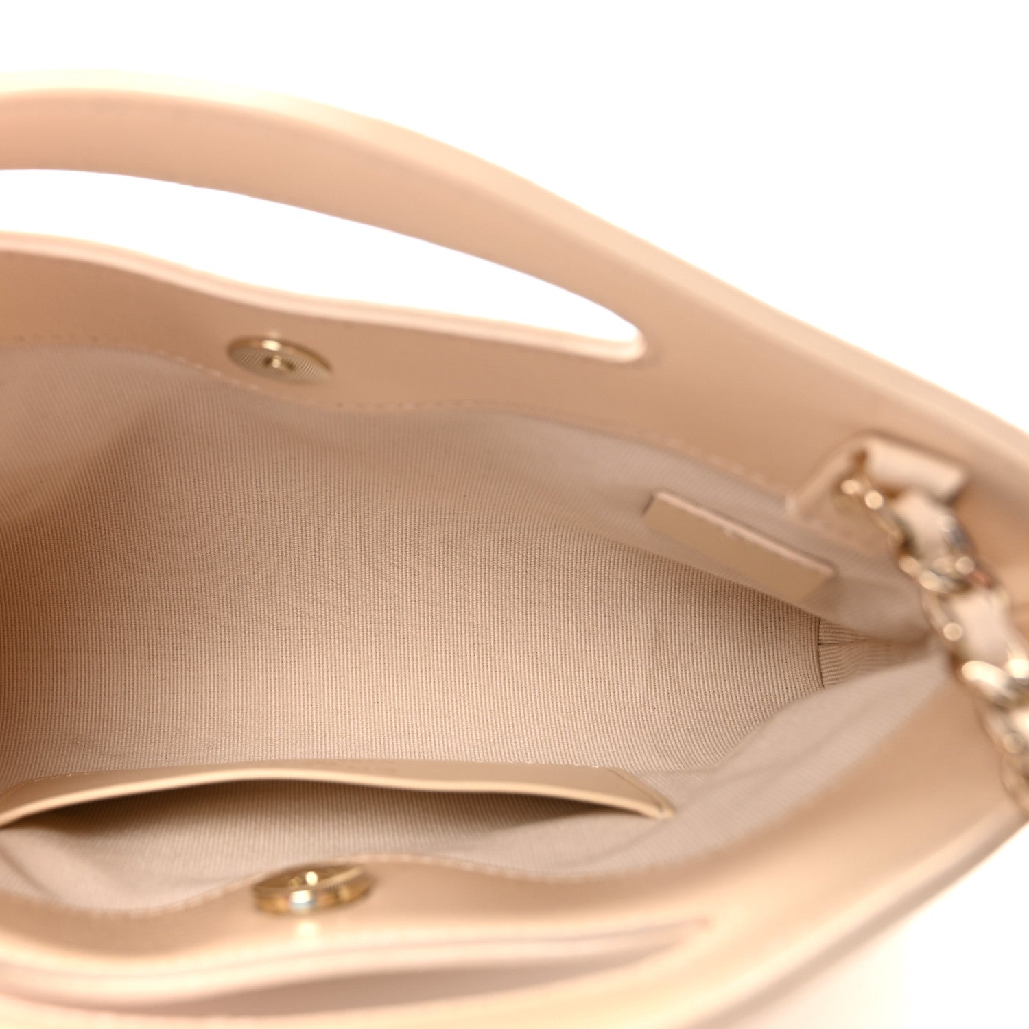 Chanel Shiny Crumpled Calfskin Quilted Nano 31 Shopping Bag Beige 5 of 10