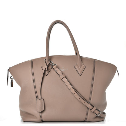 Louis Vuitton Veau Cachemire Soft Lockit MM Galet 1 of 11