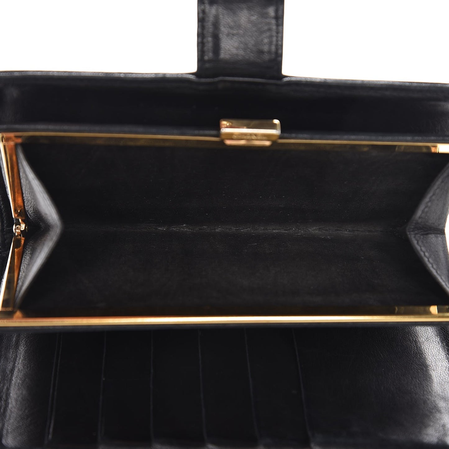 Caviar Timeless CC French Wallet Black