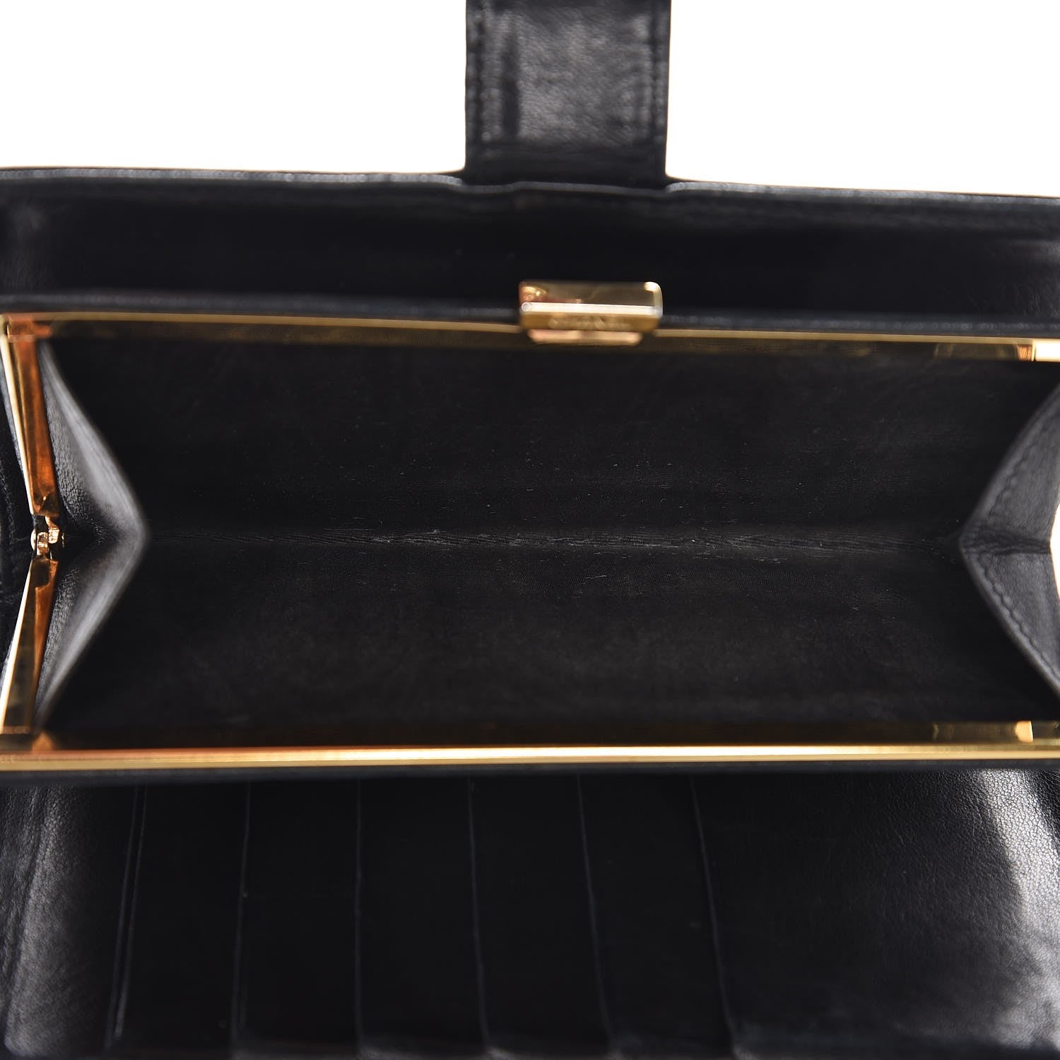 Chanel Caviar Timeless CC French Wallet Black 6 of 15