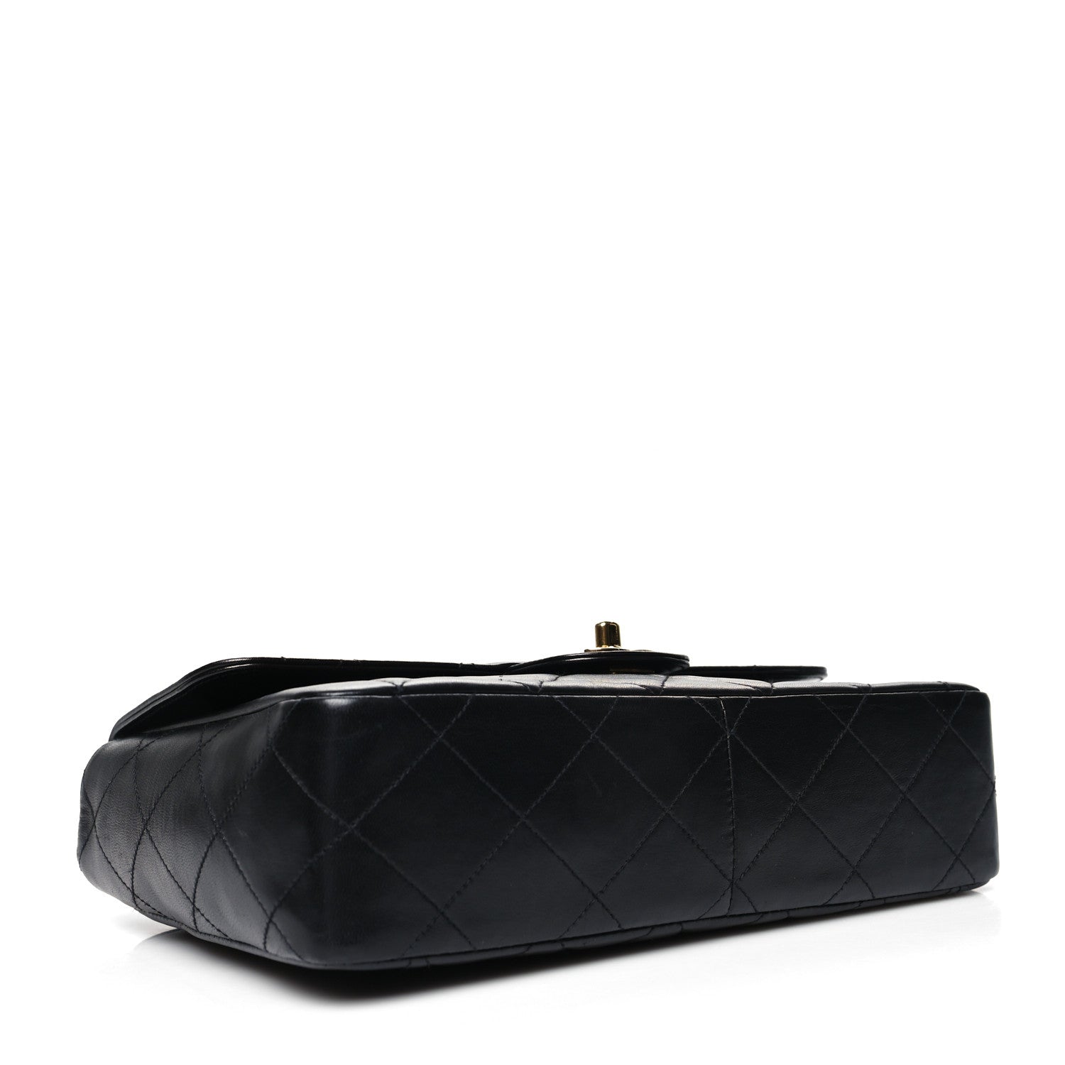 Chanel Lambskin Quilted Medium Single Flap Black 4 of 12