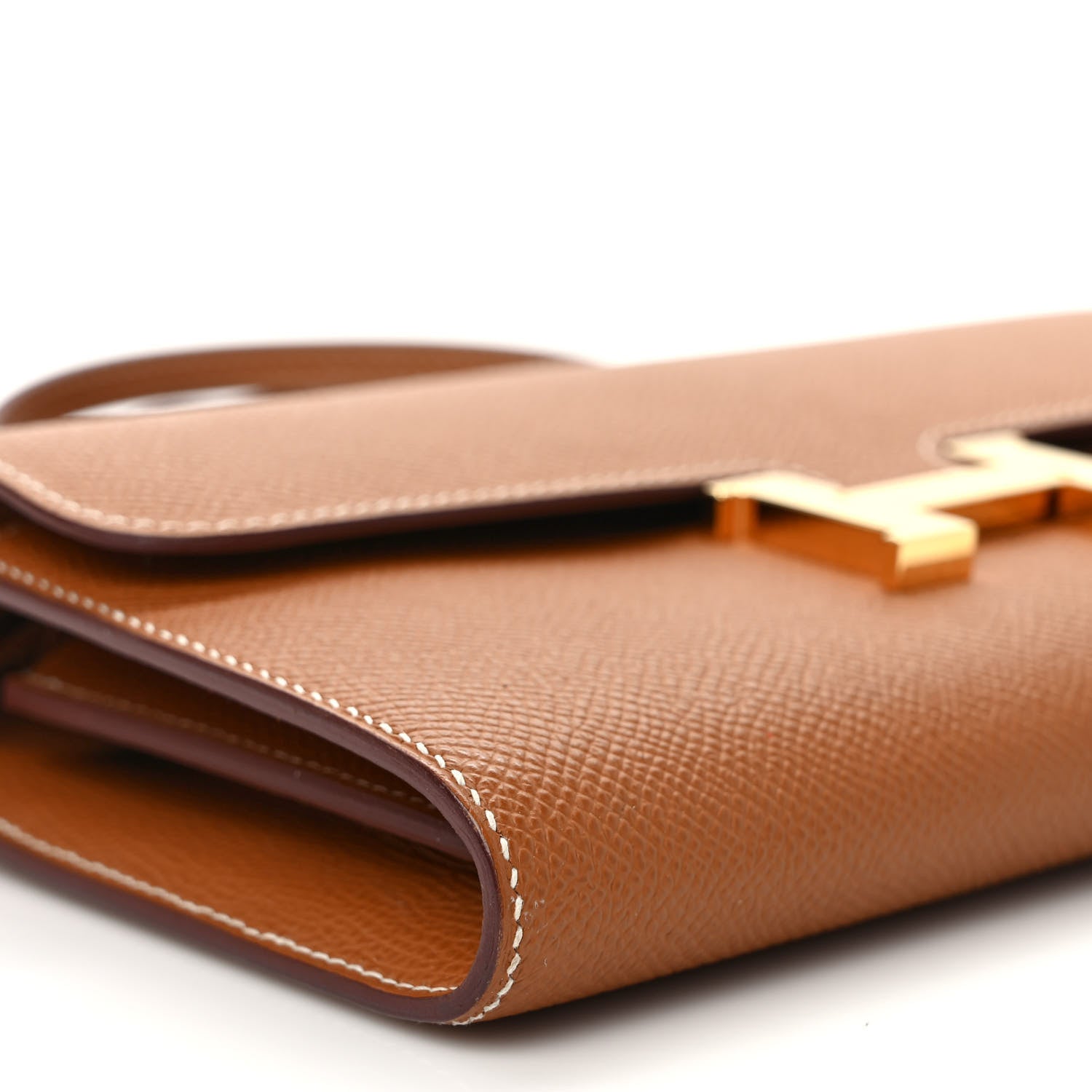 Hermes Epsom Constance Long Wallet To Go Gold 7 of 9